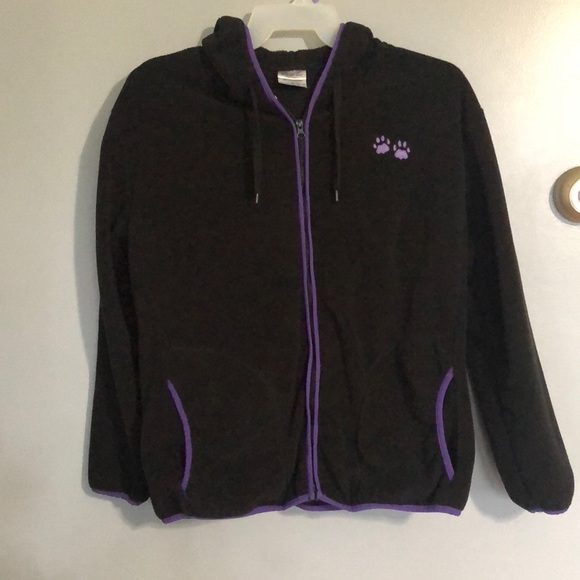 Black Animal Rescue Site fleece jacket - Picture 1 of 3
